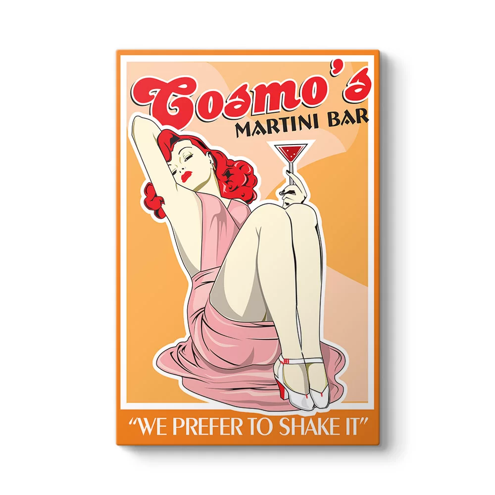 Cosmos Martini Bar Tablosu - Model 2